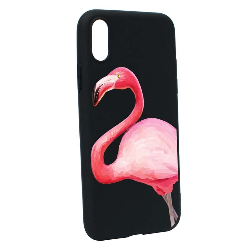 Husa Apple iPhone XS Max, Silicon, Flamingo B55