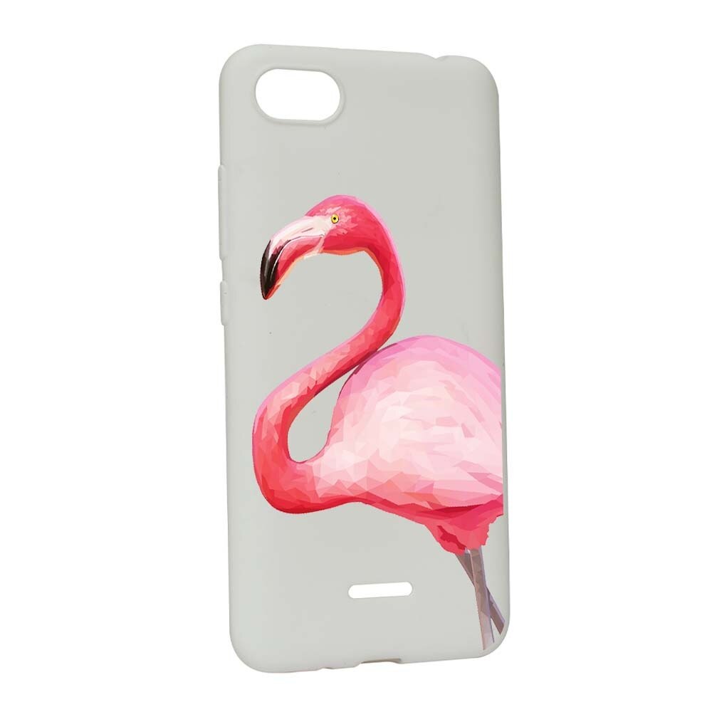 Husa Xiaomi Redmi 6A, Silicon, Flamingo W55