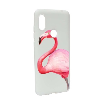 Husa Xiaomi Redmi Note 5 Pro, Silicon, Flamingo W55 Husa Xiaomi Redmi Note 5 Pro, Silicon, Flamingo W55