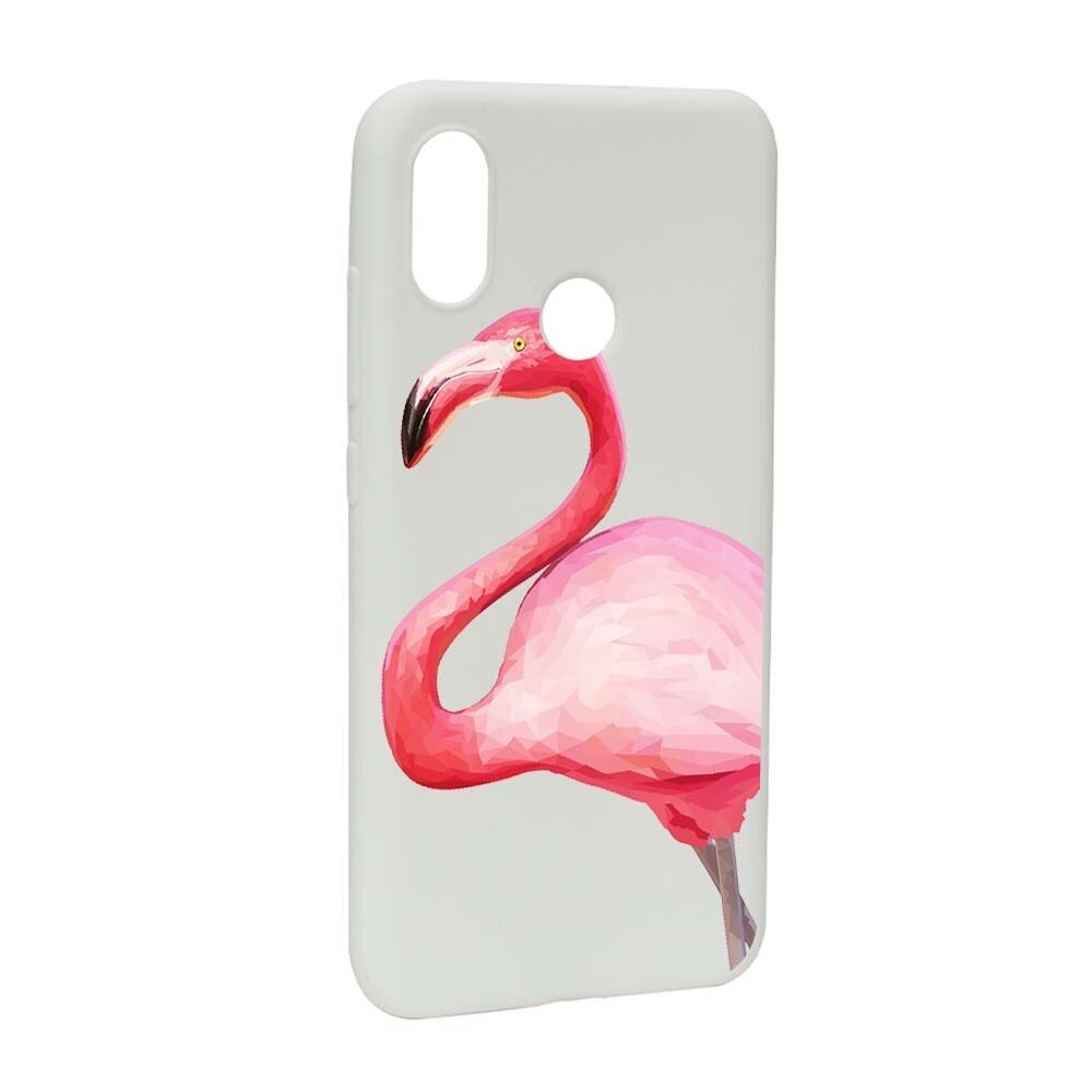 Husa Xiaomi Mi 8, Silicon, Flamingo W55