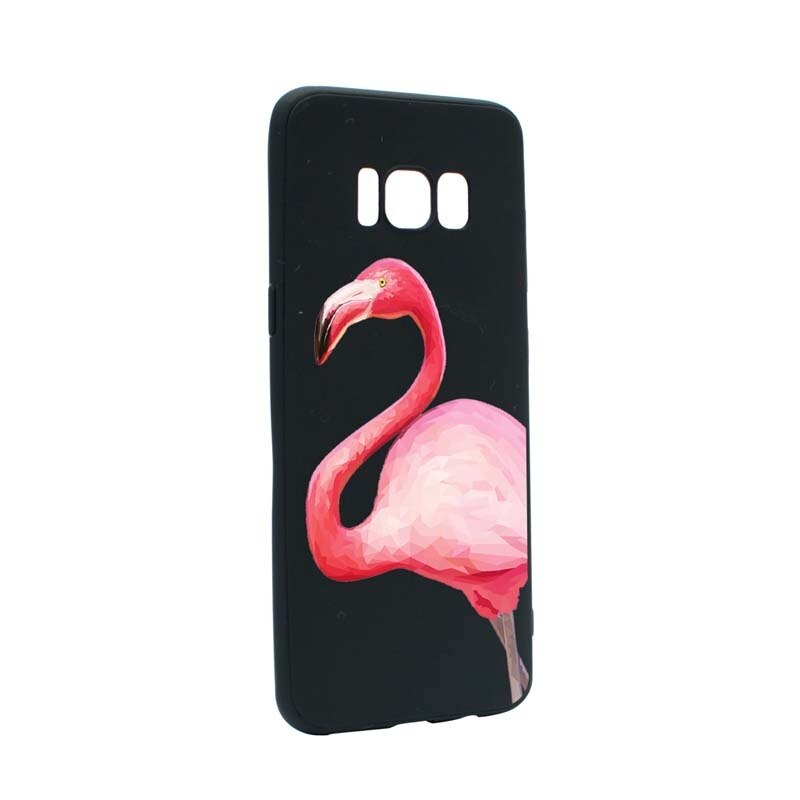 Husa Samsung Galaxy S8, Silicon, Flamingo B55