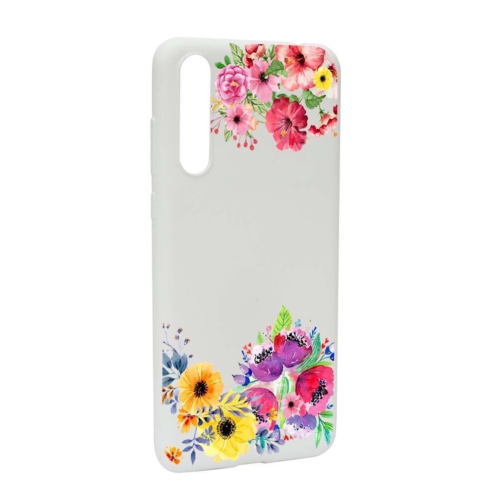 Husa Huawei P20, Silicon, Flower W56
