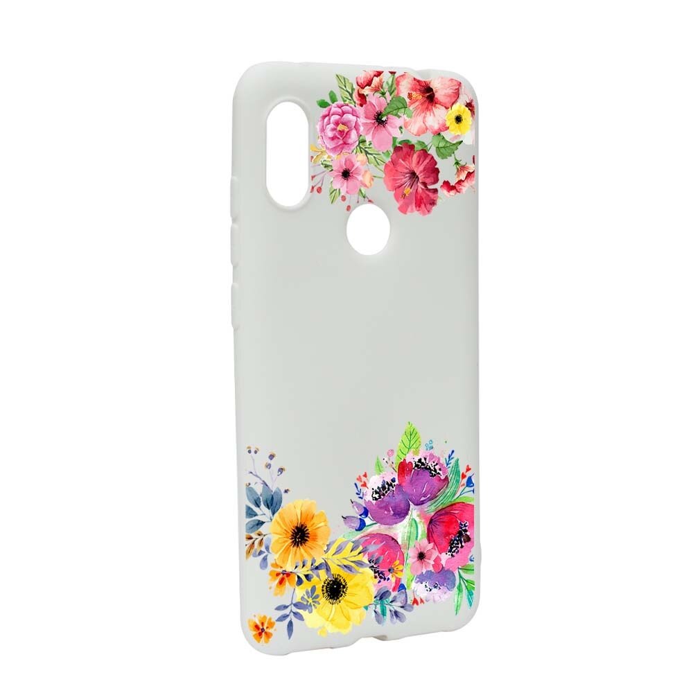 Husa Xiaomi Redmi Note 5 Pro, Silicon, Flower W56