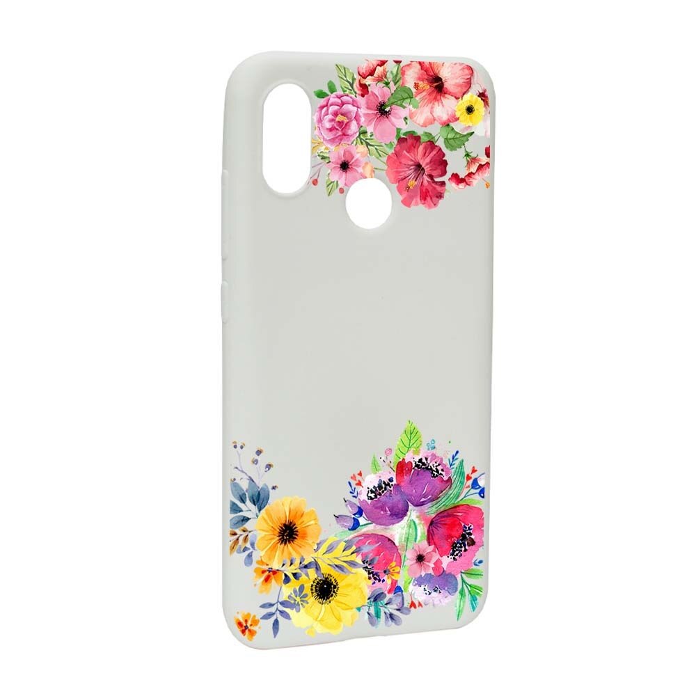 Husa Xiaomi Mi 8, Silicon, Flower W56