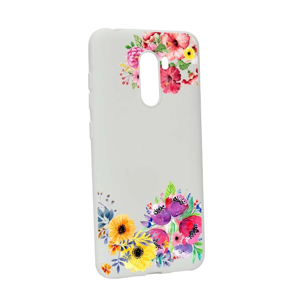 Husa Xiaomi PocoPhone F1, Silicon, Flower W56