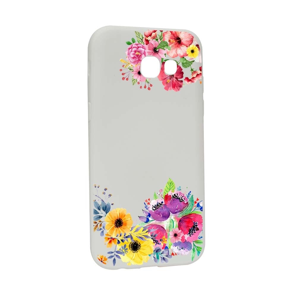 Husa Samsung Galaxy A3 2017, Silicon, Flower W56