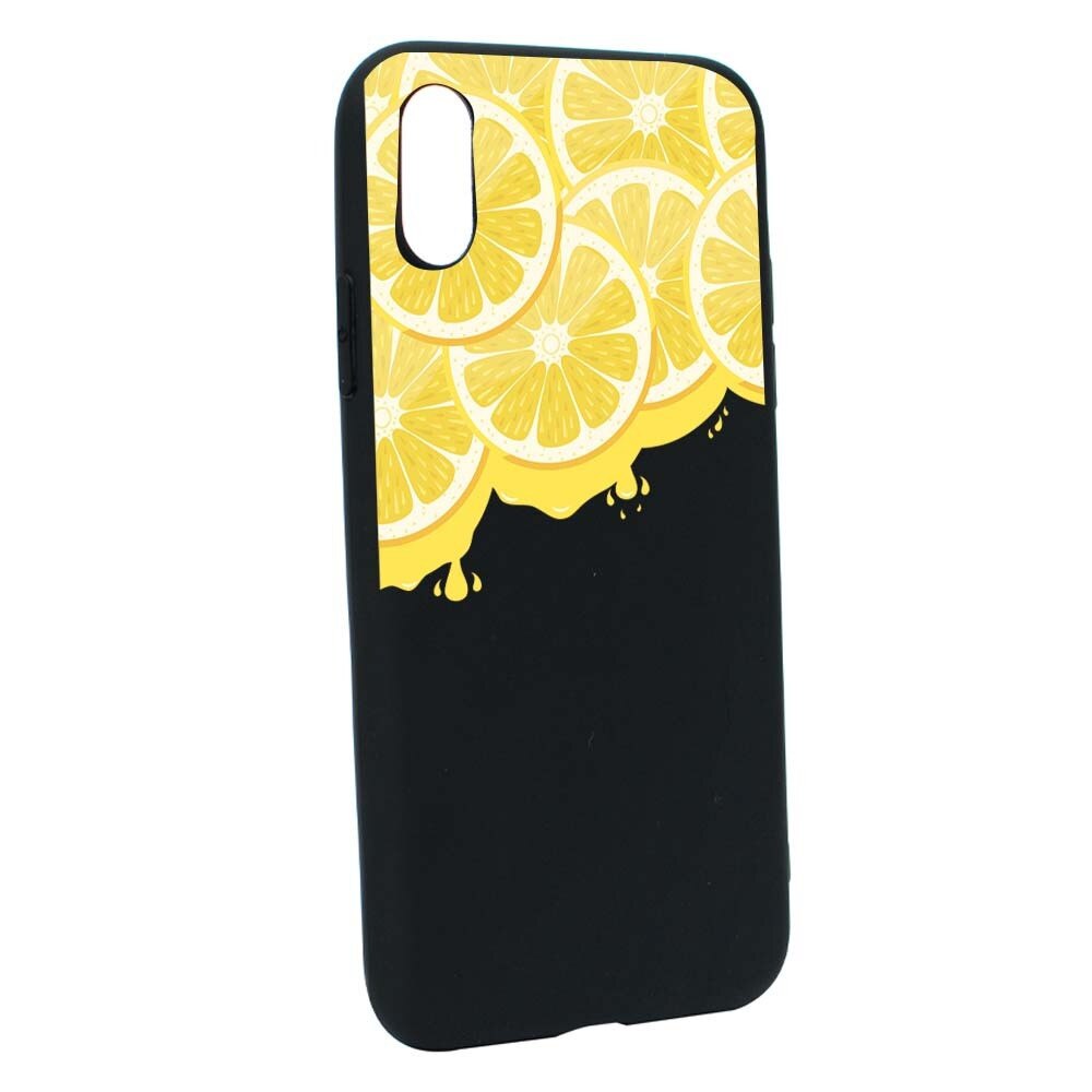 Husa Apple iPhone XS Max, Silicon, Lemon B58