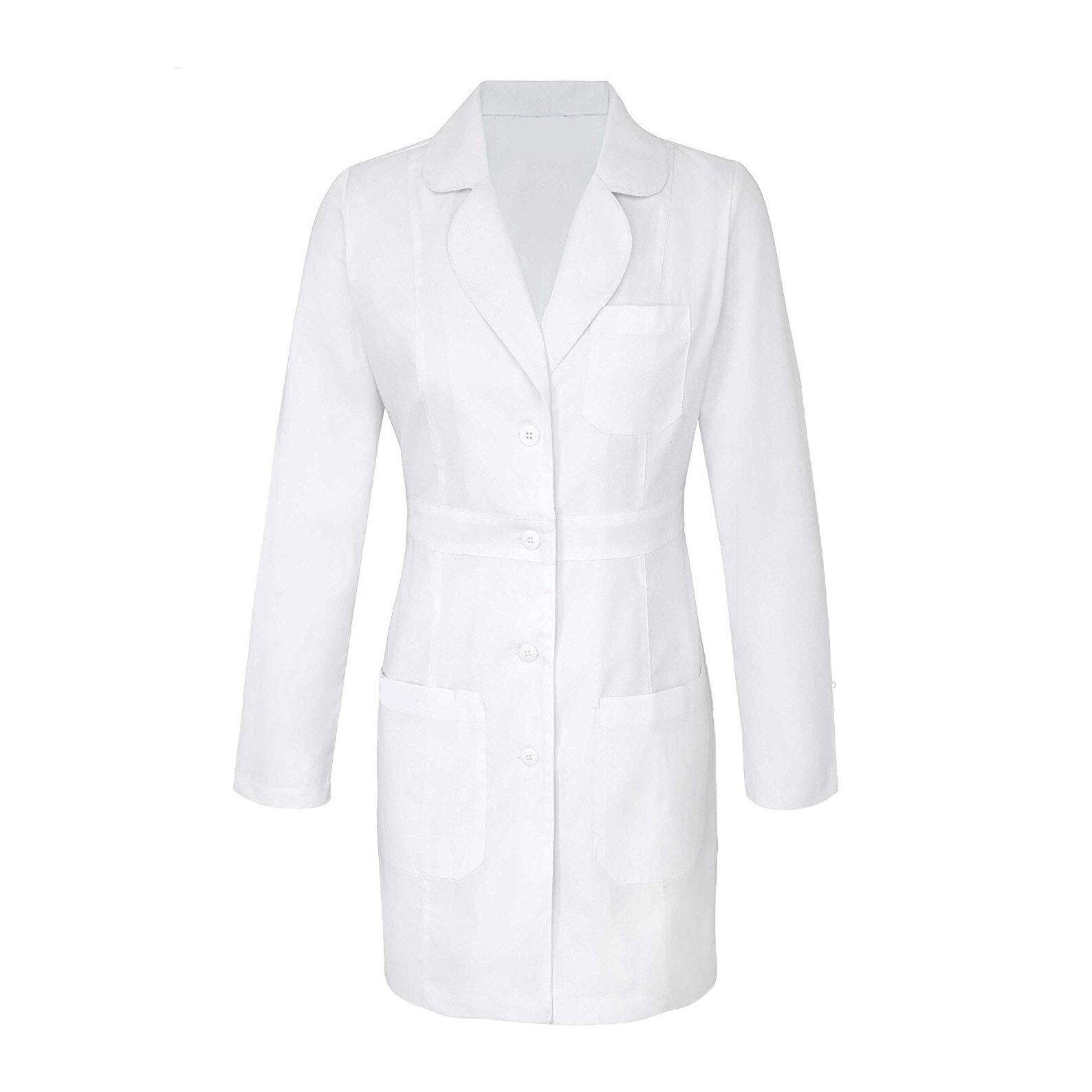 Halat medical de dama Kenhaus, Alb, marime 42 (S)