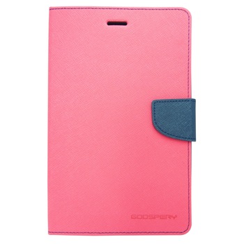 Husa tip carte Mercury Goospery Fancy Diary roz + bleumarin pentru Samsung Galaxy Tab 2 P3100, P3110 Husa tip carte Mercury Goospery Fancy Diary roz + bleumarin pentru Samsung Galaxy Tab 2 P3100, P3110