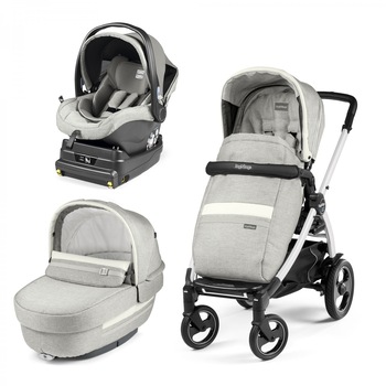Carucior 3 In 1, Peg Perego, Book Plus 51 S, Titania White, i-Size, Luxe, Luxe Pure Carucior 3 In 1, Peg Perego, Book Plus 51 S, Titania White, i-Size, Luxe, Luxe Pure