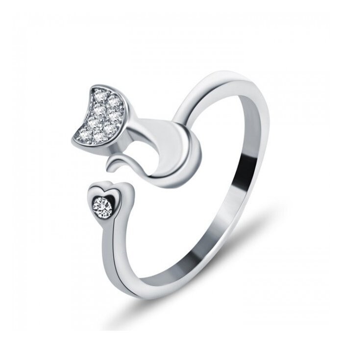 Inel din argint Little Pussycat
