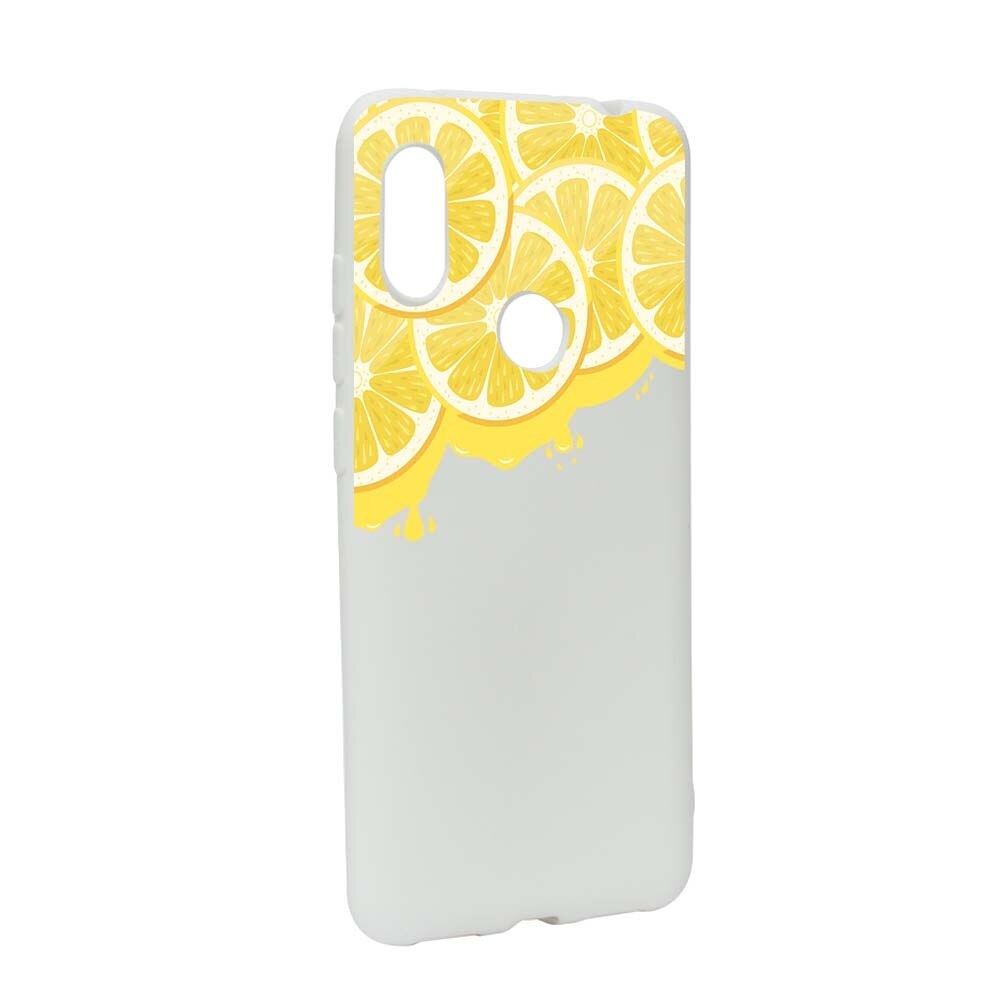 Husa Xiaomi Mi Max 3, Silicon, Lemon W58