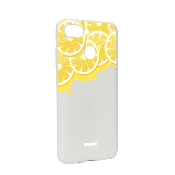 Husa Xiaomi Redmi 6, Silicon, Lemon W58 Husa Xiaomi Redmi 6, Silicon, Lemon W58
