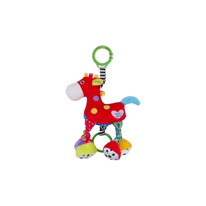 Jucarie pentru carucior BabyMix Calut STK15500HR, Rosu
