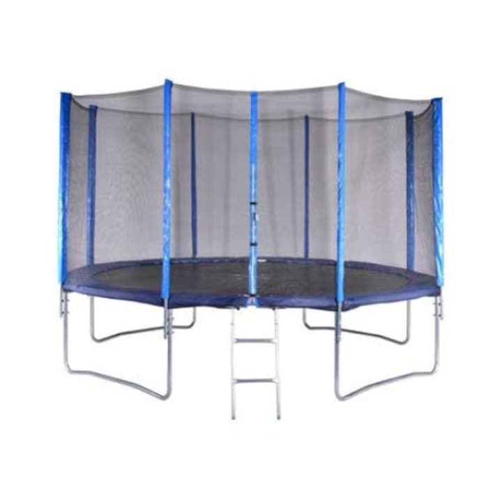 Батут със стълба и предпазна мрежа Spartan , 366 см