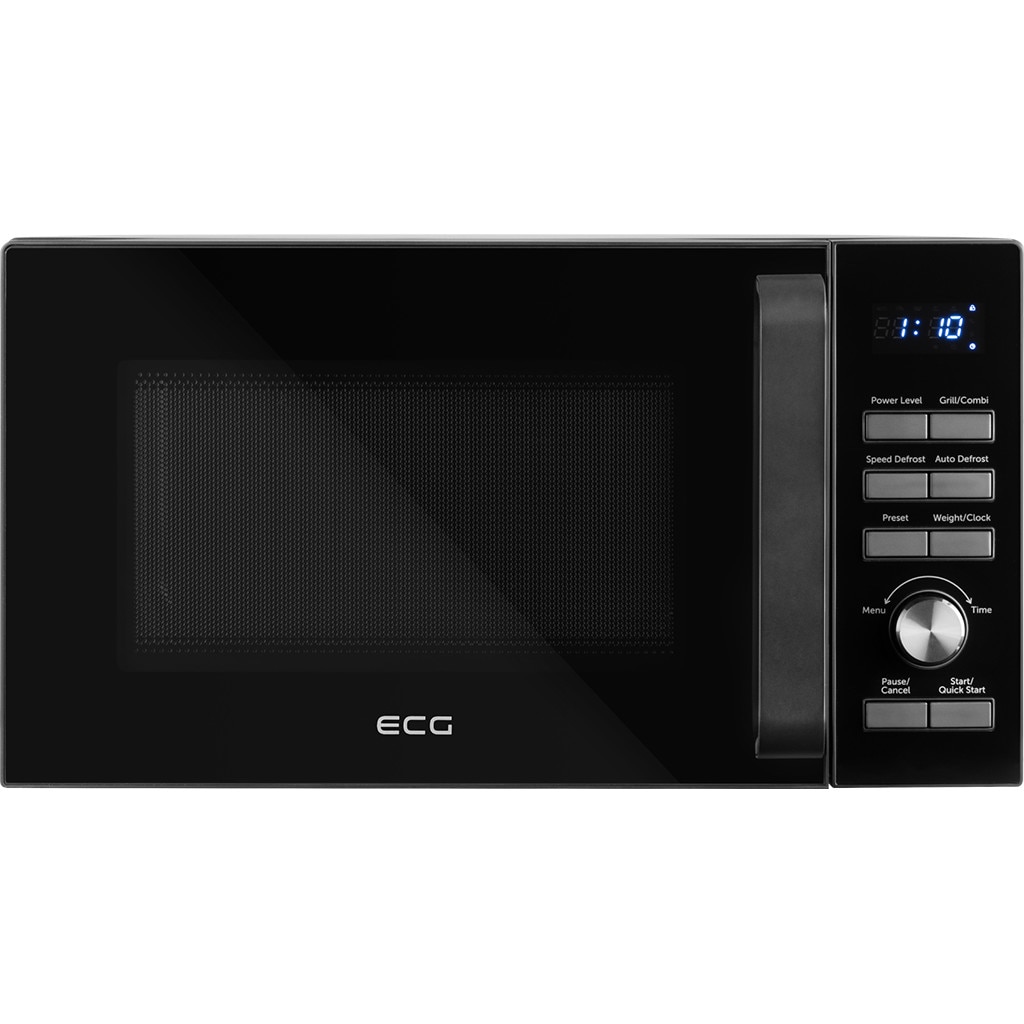Cuptor cu microunde ECG MTD 2590 GBS, 25 L, 900W, grill, 9 programe
