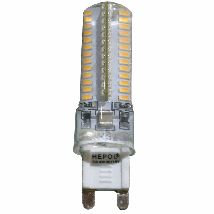 Bec LED Hepol mini G9 4W lumina calda, AN