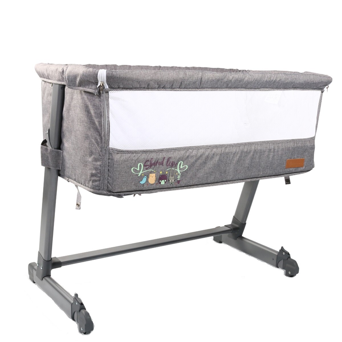Patut atasabil Cangaroo Shared Love co-sleeper, Gri