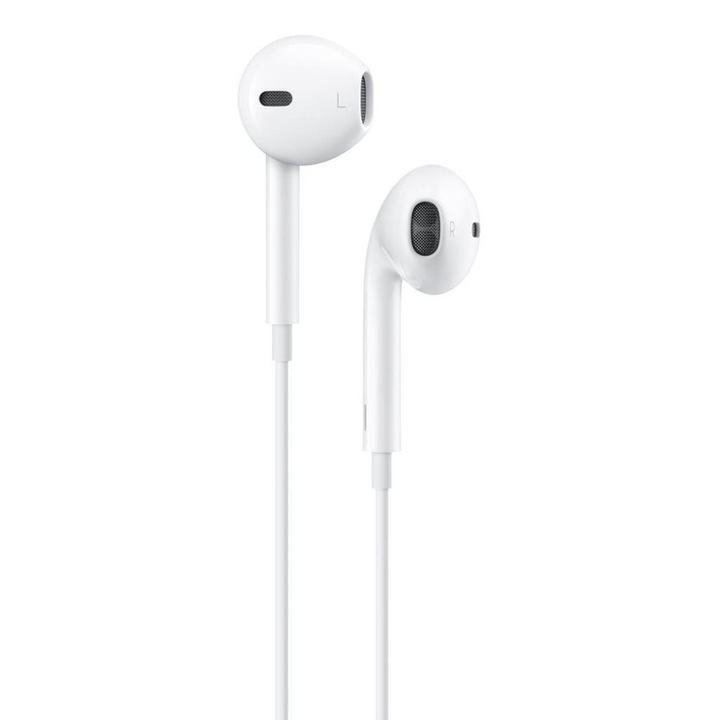 Слушалки за поставяне в ушите с микрофон и дистанционно управление 3,5 мм жак, съвместими с Apple, Samsung, Huawei, Xiaomi, Oppo, Nokia - в кутия