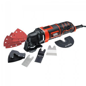 Unealta multifunctionala oscilanta, Black&Decker , 300 W + accesorii si geanta depozitare AN Unealta multifunctionala oscilanta, Black&Decker , 300 W + accesorii si geanta depozitare AN