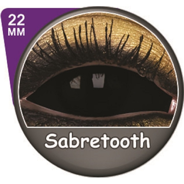 Цветни лещи Colourvue Grazy Sabretooth, 22mm