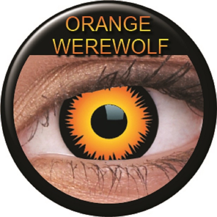 Цветни лещи Colourvue Orange Werewolf