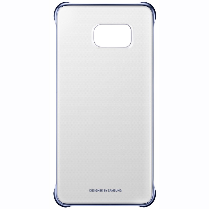 Протектор Samsung Clear Cover за Galaxy S6 Edge Plus, Черен/Син