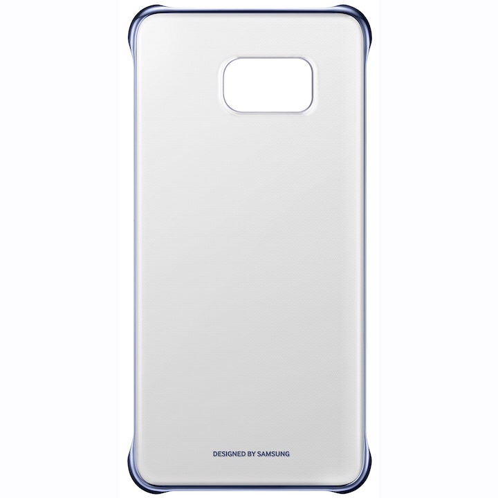 Протектор Samsung Clear Cover за Galaxy S6 Edge Plus, Черен/Син