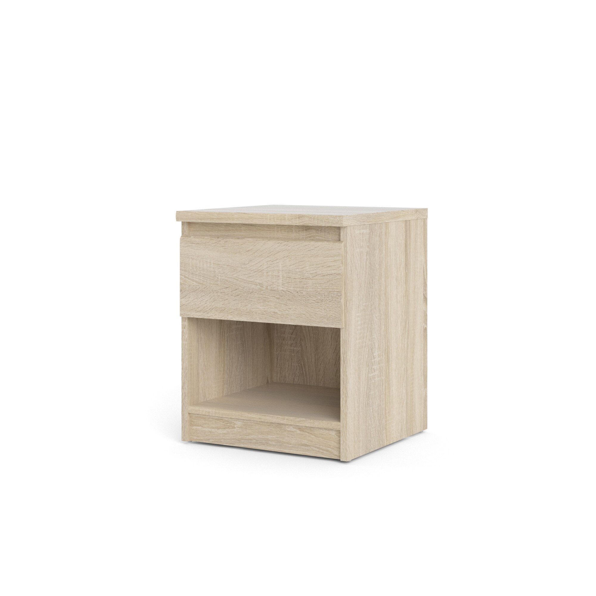 Noptiera Naia, Tvilum 1 Sertar, 40 x 40 x 49 cm - Stejar