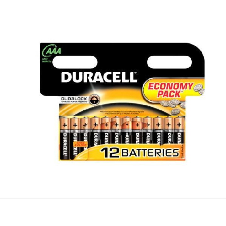 Baterie alcalina Duracell AAA, R3, 12 buc