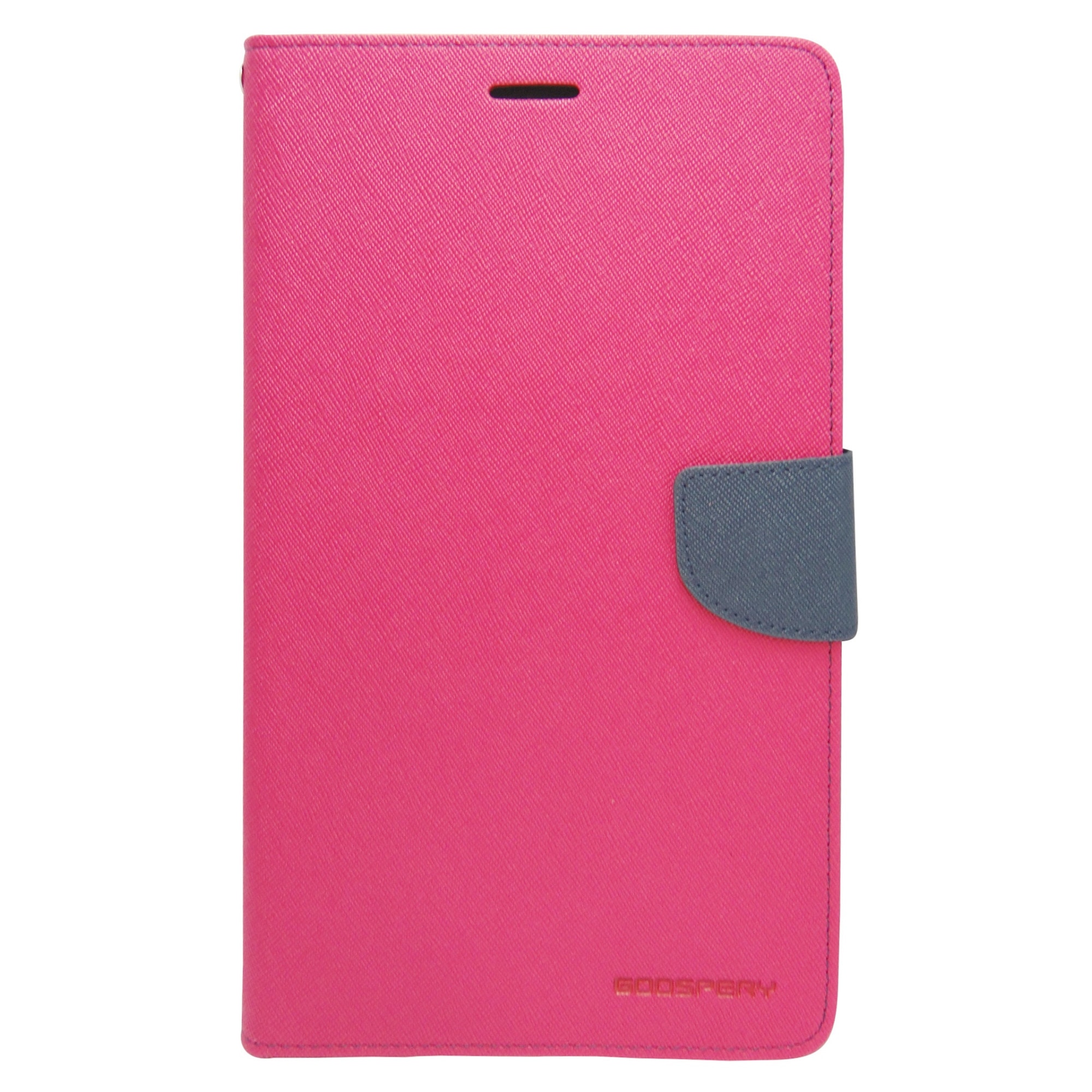 Husa tip carte Mercury Goospery Fancy Diary roz/bleumarin pentru Samsung Galaxy Tab 3 8.0 (SM-T310, SM-T311, SM-T315)