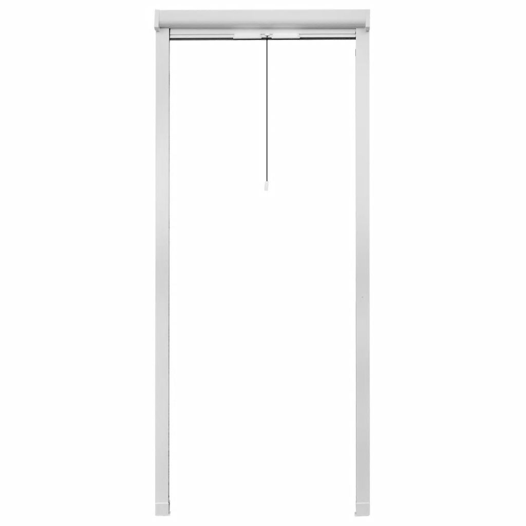 Plasa impotriva insectelor pentru ferestre, vidaXL, Fibra de sticla, 60 x 150 cm, Alb