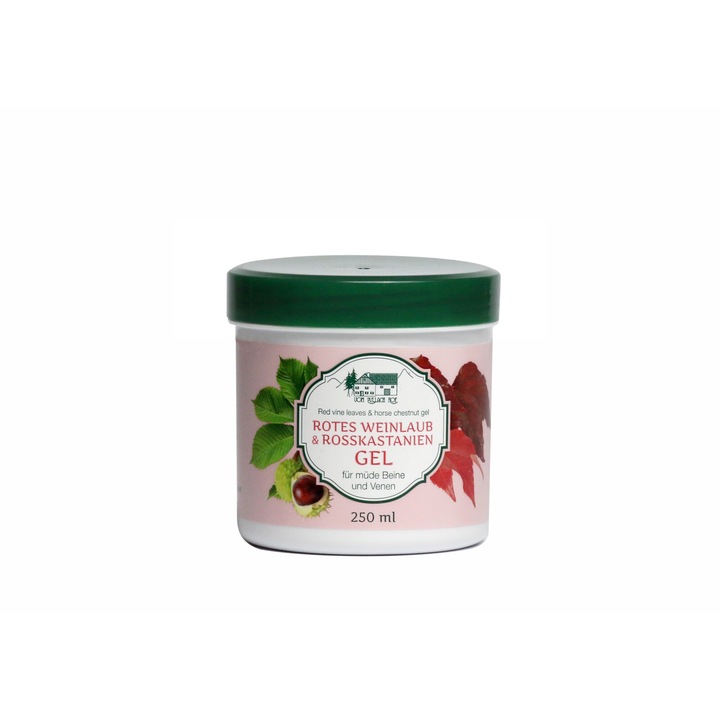 Gel cu castane salbatice si frunza de vita de vie rosie 250ml