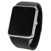 ceas smartwatch cu telefon gtech 8 cartela sim camera apelare bt facebook whatsapp pedometru antizgarieturi slot card aluminium silver  cadou suport telefon imagen 35_0_
0