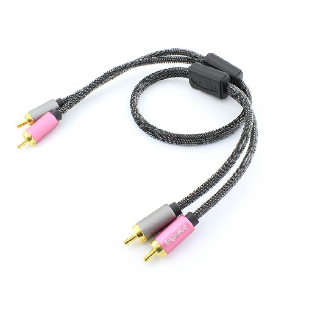 Krüger&Matz RCA Kabel - hohe Qualität, 50 cm