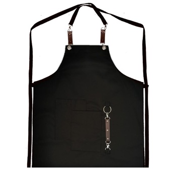 Sort barman cu piele naturala maro, Lca imbracaminte, doc negru Sort barman cu piele naturala maro, Lca imbracaminte, doc negru