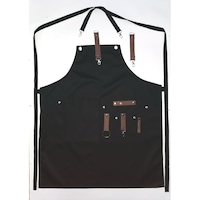 Sort barman cu bretele din piele naturala maro, Lca imbracaminte