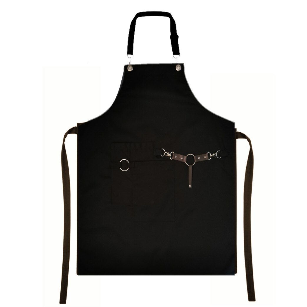 Sort barman cu piele naturala, Lca imbracaminte, doc negru