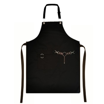 Sort barman cu piele naturala, Lca imbracaminte, doc negru Sort barman cu piele naturala, Lca imbracaminte, doc negru