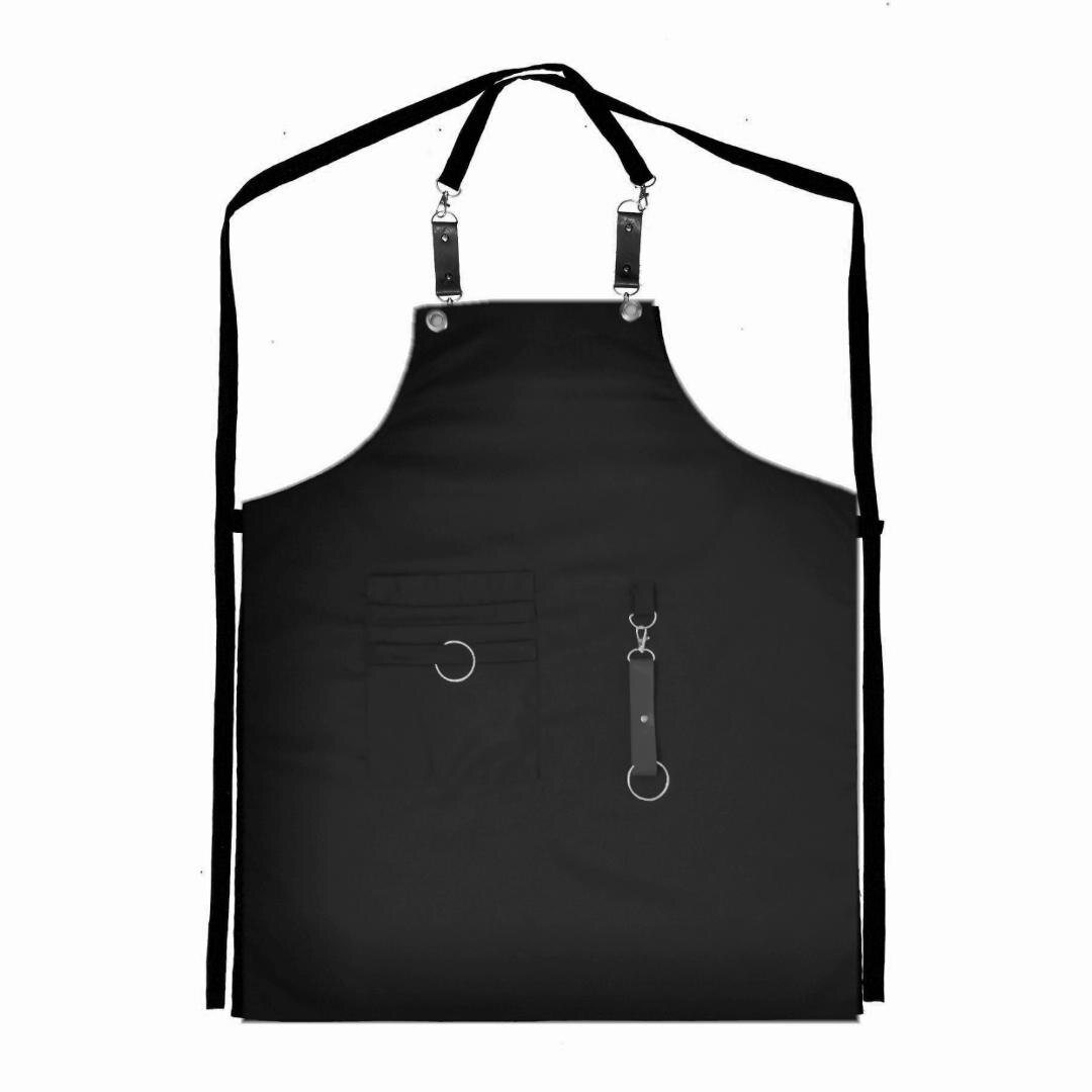 Sort barman, cu piele naturala, cod 243, Doc negru