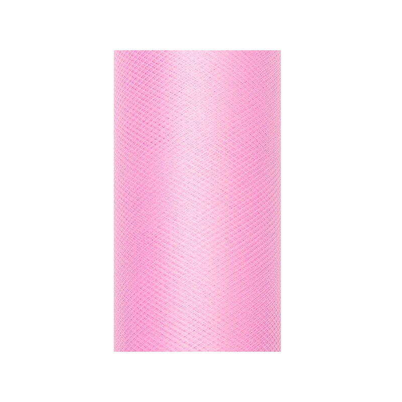Rola tulle, Roz, 0,3 x 9m