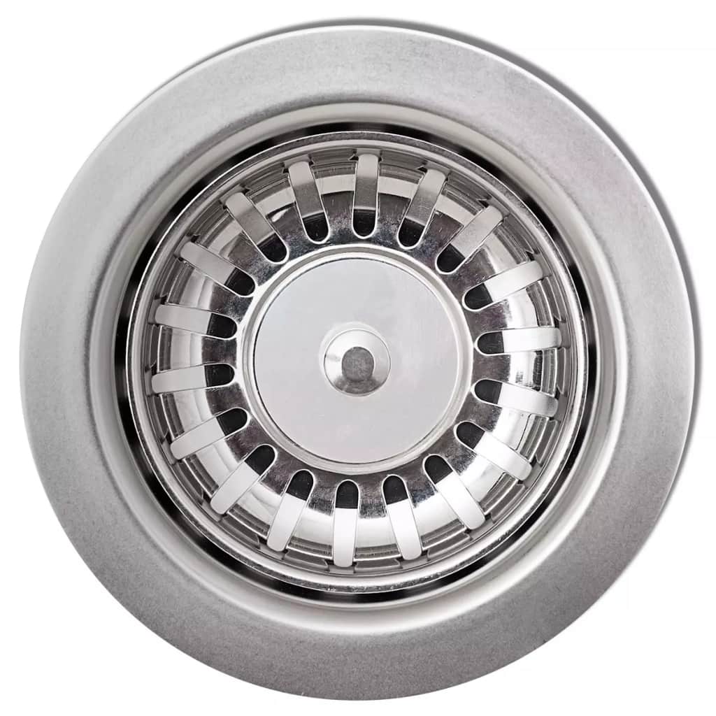 Chiuveta de bucatarie, vidaXL, Granit, Gri, 49 x 51 x 30.6 cm