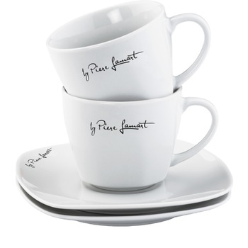 Set cafea Lamart Dine, portelan, 4 piese, 90 ml Set cafea Lamart Dine, portelan, 4 piese, 90 ml
