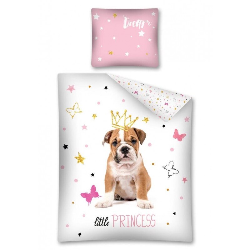 Lenjerie de pat Detexpol 160 x 200 cm Dog Little Princess