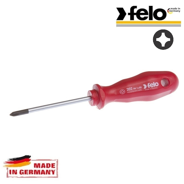 Отвертка FELO S202 PH1x80