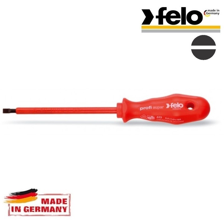 Отвертка FELO S613 1000V 5.5x125