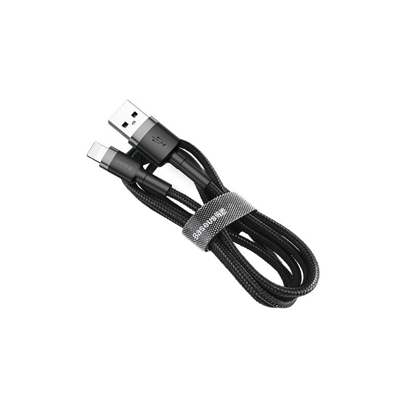 Cablu Date Baseus Cafule Usb - Lightning 1 Metru Negru - Calklf-bg1