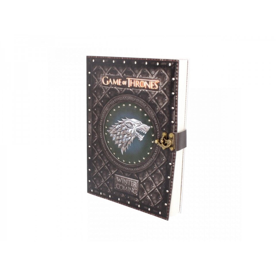 Agenda / Jurnal cu coperti in relief si incuietoare Game of Thrones - Winter is coming, 27 cm