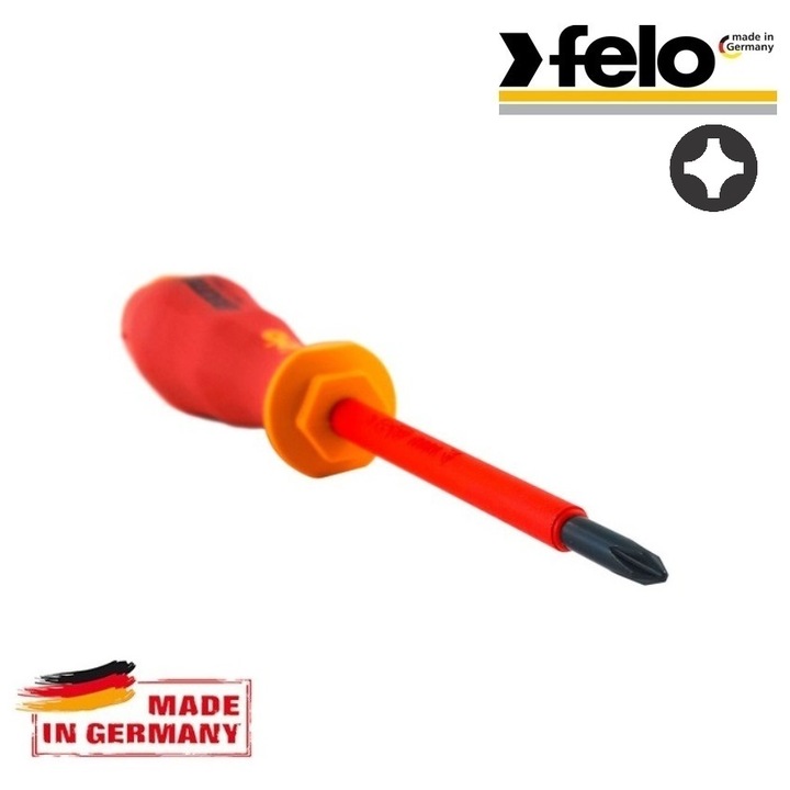 Отвертка FELO S414 Ergonic 1000V PH1 x 80