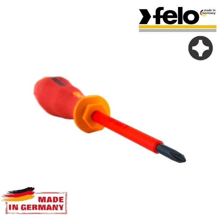Отвертка FELO S414 Ergonic 1000V PH2 x 100